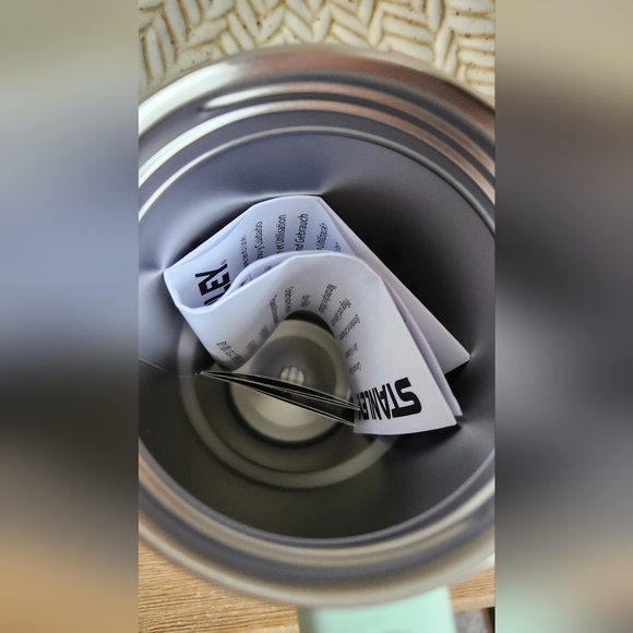 Stanley SEAGLASS GLOSS 20oz Tumbler w/ handle Winter wonderland Collection - Picture 6 of 7